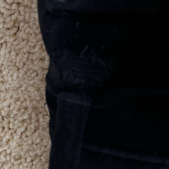 Fidelity Gwen Velveteen Ankle Skinny Jeans FIDELITY DENIM black velour velvet - Picture 8 of 8